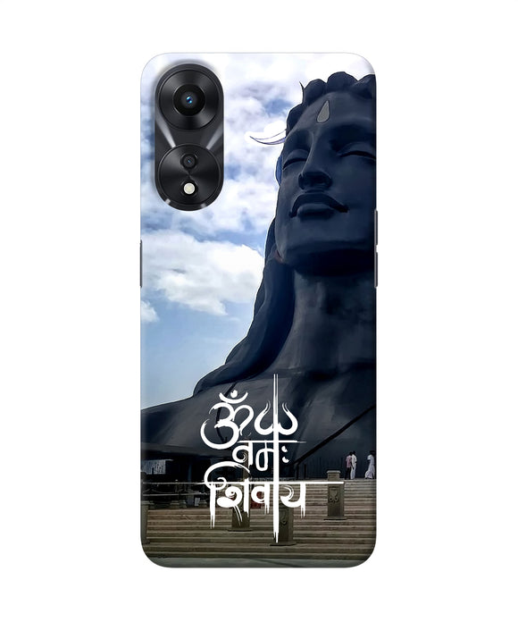 Adiyogi statue Oppo A78 5G Back Cover