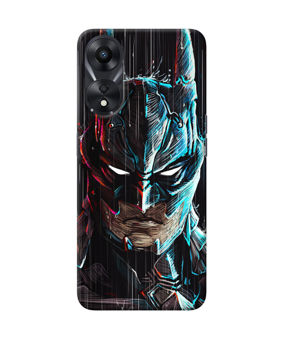 Batman face Oppo A78 5G Back Cover