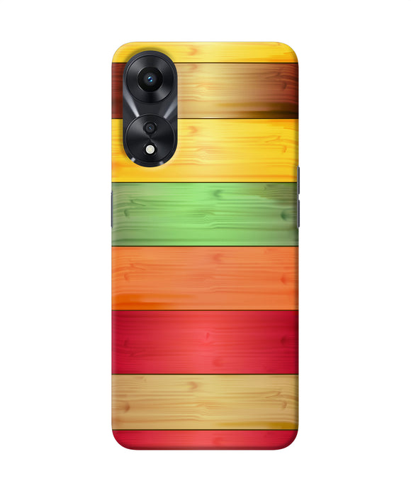 Wooden colors Oppo A78 5G Back Cover