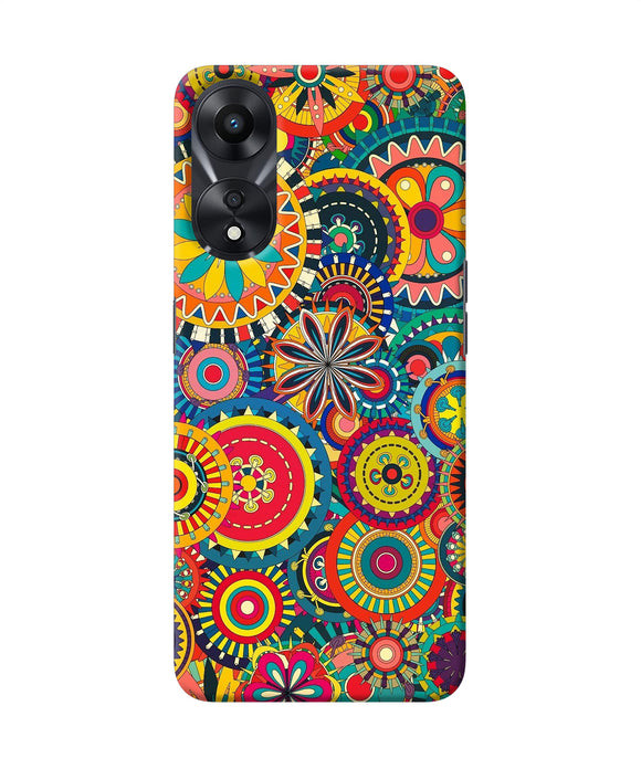 Colorful circle pattern Oppo A78 5G Back Cover