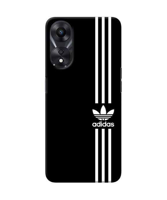 Adidas strips logo Oppo A78 5G Back Cover