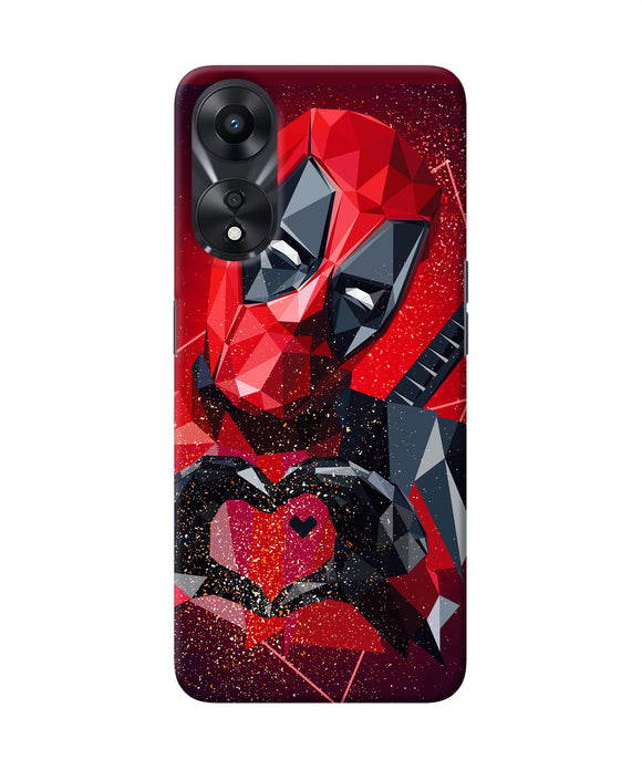 Deadpool love Oppo A78 5G Back Cover