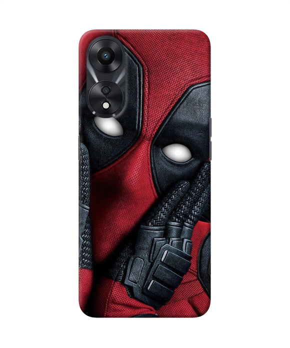 Thinking deadpool Oppo A78 5G Back Cover