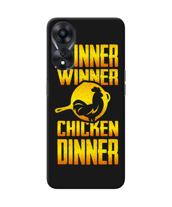 Pubg chicken dinner Oppo A78 5G Back Cover