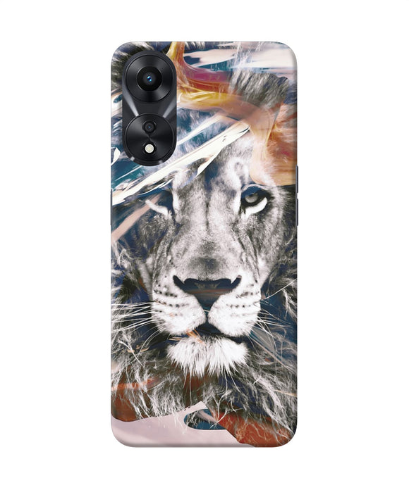 Lion poster Oppo A78 5G Back Cover