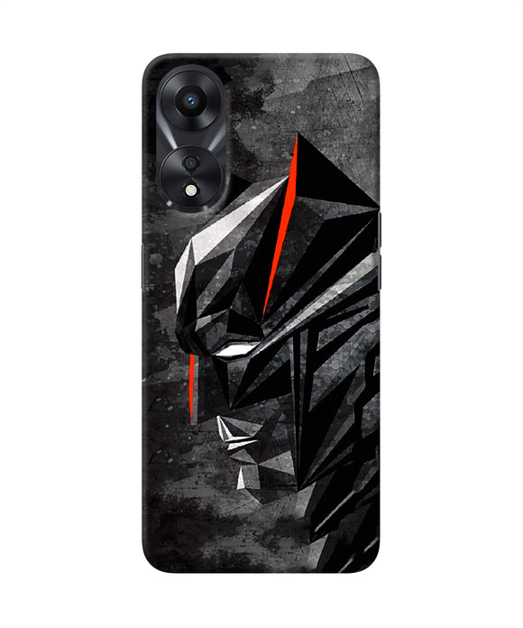 Batman black side face Oppo A78 5G Back Cover