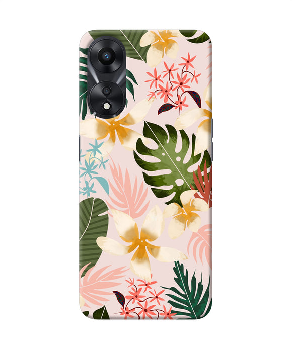 Leaf print Oppo A78 5G Back Cover
