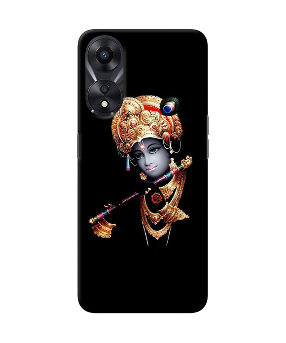 Lord krishna with fluet Oppo A78 5G Back Cover