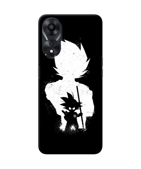 Goku night little character Oppo A78 5G Back Cover