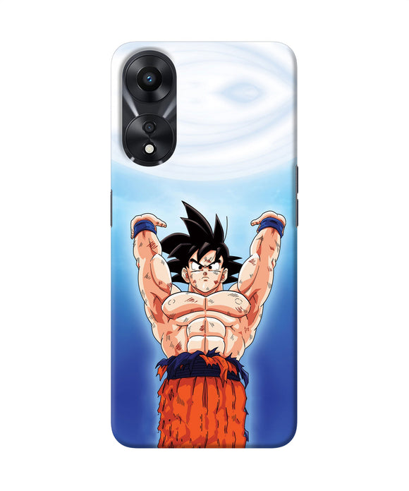 Goku super saiyan power Oppo A78 5G Back Cover