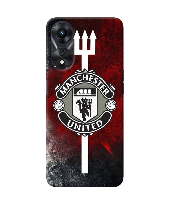 Manchester united Oppo A78 5G Back Cover