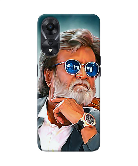 Rajnikant painting Oppo A78 5G Back Cover