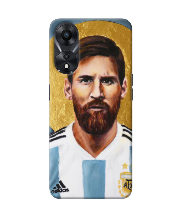 Messi face Oppo A78 5G Back Cover