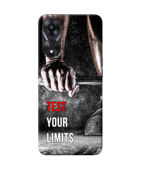 Test your limit quote Oppo A78 5G Back Cover