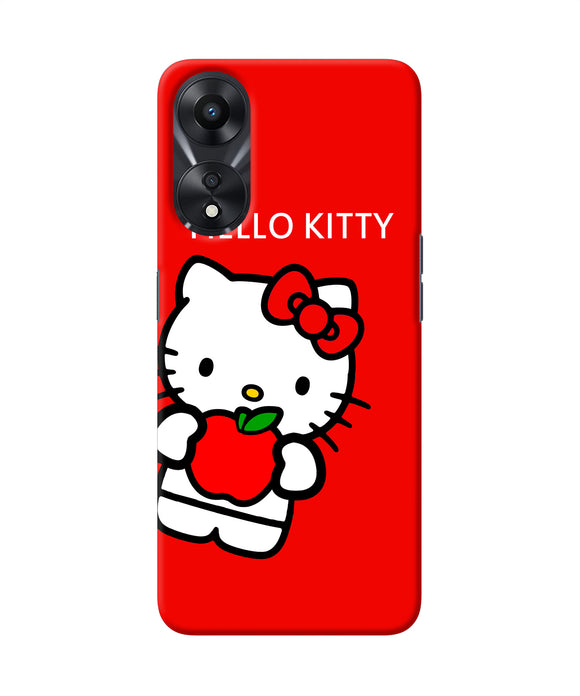 Hello kitty red Oppo A78 5G Back Cover