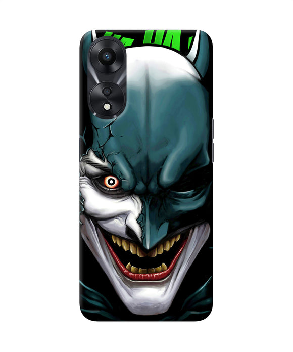 Batman joker smile Oppo A78 5G Back Cover