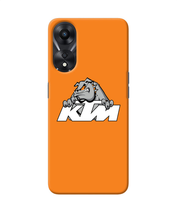 KTM dog logo Oppo A78 5G Back Cover