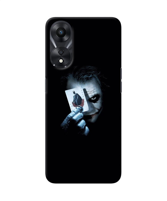 Joker dark knight card Oppo A78 5G Back Cover