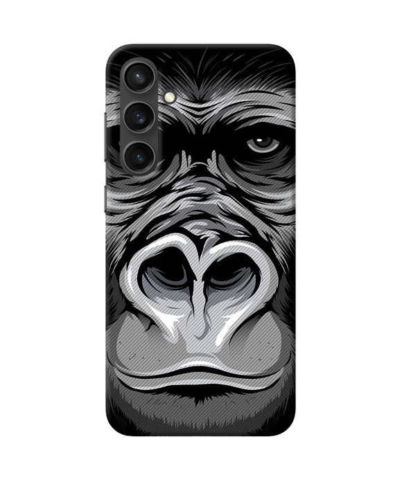 Black chimpanzee Samsung S23 Back Cover