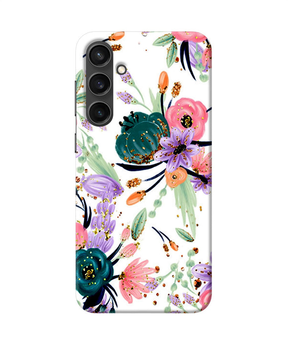 Abstract flowers print Samsung S23 Back Cover