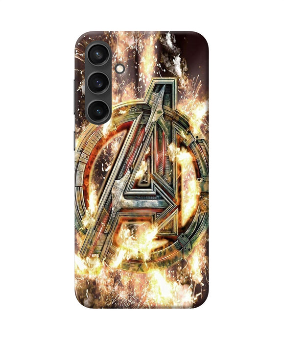 Avengers burning logo Samsung S23 Back Cover