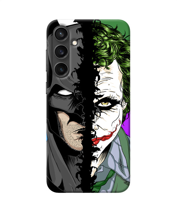 Batman vs joker half face Samsung S23 Back Cover
