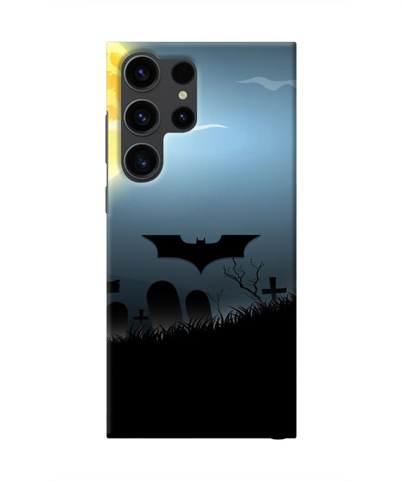 Batman Scary cemetry Samsung S23 Ultra Real 4D Back Cover
