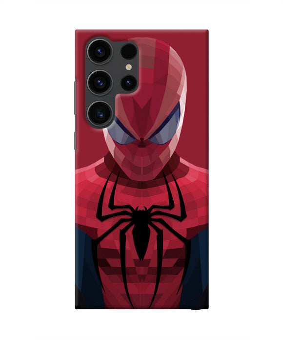 Spiderman Art Samsung S23 Ultra Real 4D Back Cover