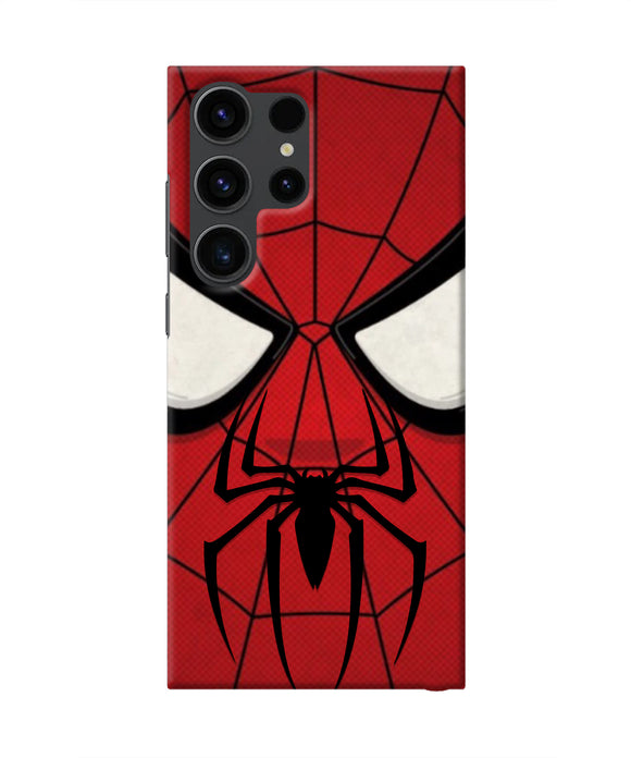 Spiderman Face Samsung S23 Ultra Real 4D Back Cover