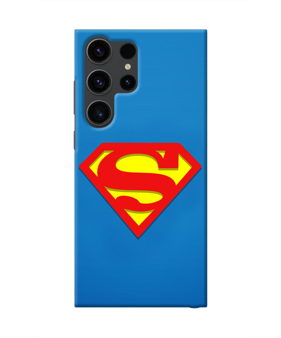 Superman Blue Samsung S23 Ultra Real 4D Back Cover