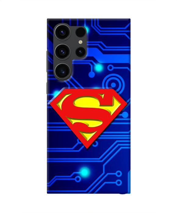 Superman Abstract Samsung S23 Ultra Real 4D Back Cover