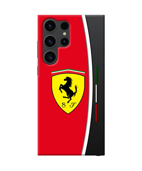 Ferrari Abstract Samsung S23 Ultra Real 4D Back Cover