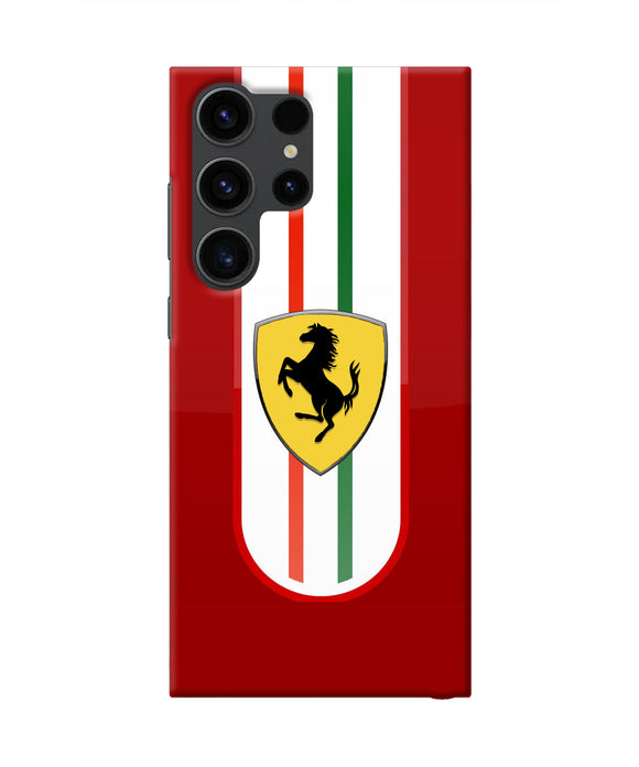 Ferrari Art Samsung S23 Ultra Real 4D Back Cover