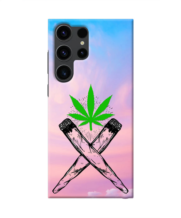 Weed Dreamy Samsung S23 Ultra Real 4D Back Cover