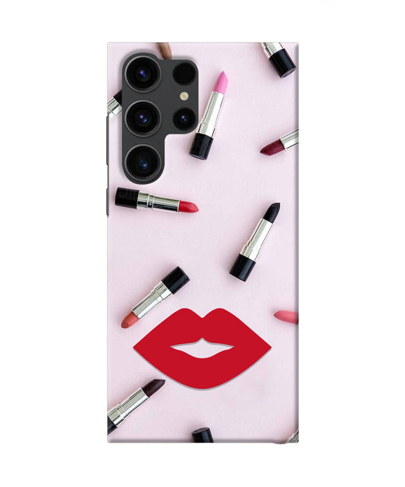 Lips Lipstick Shades Samsung S23 Ultra Real 4D Back Cover