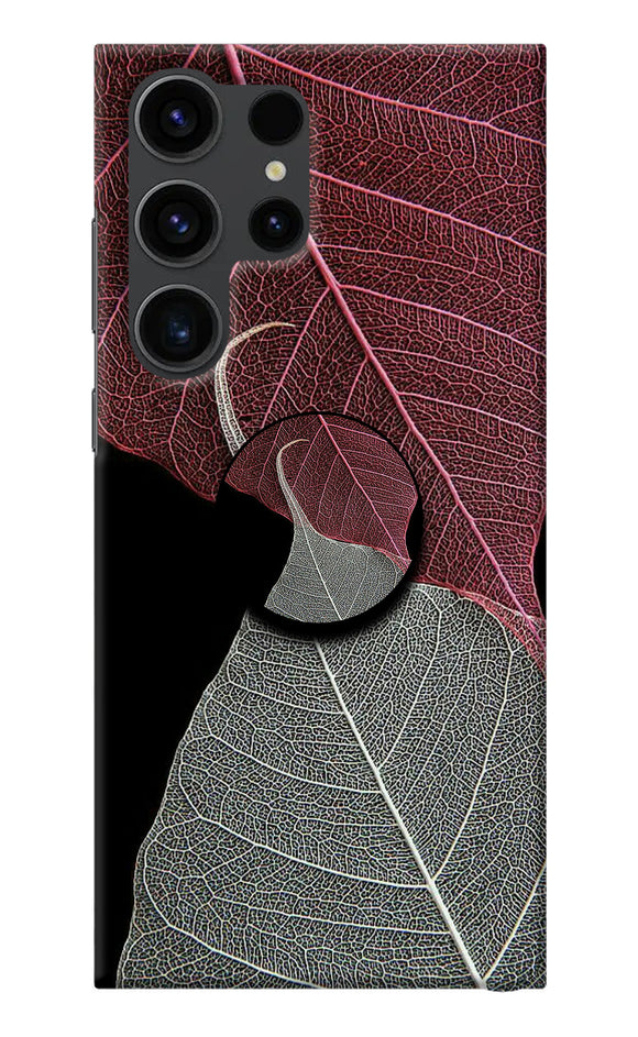 Leaf Pattern Samsung S23 Ultra Pop Case
