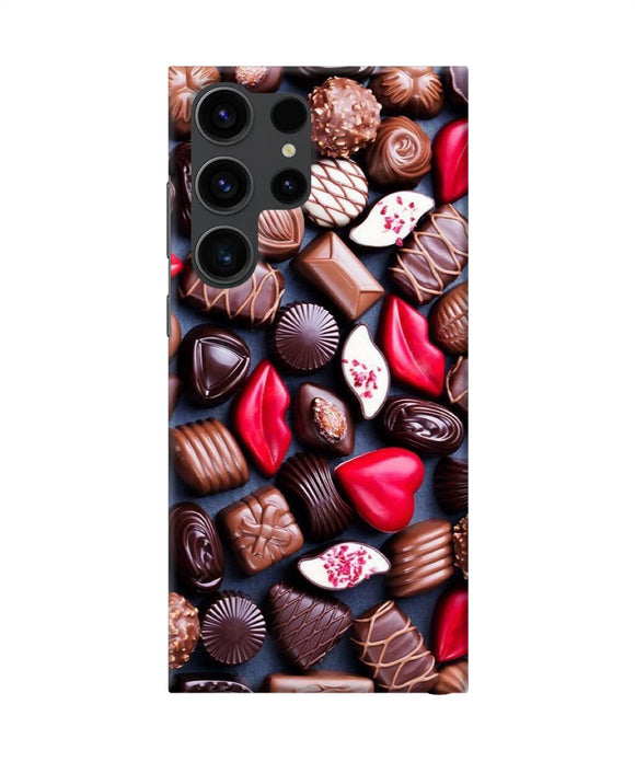 Valentine special chocolates Samsung S23 Ultra Back Cover