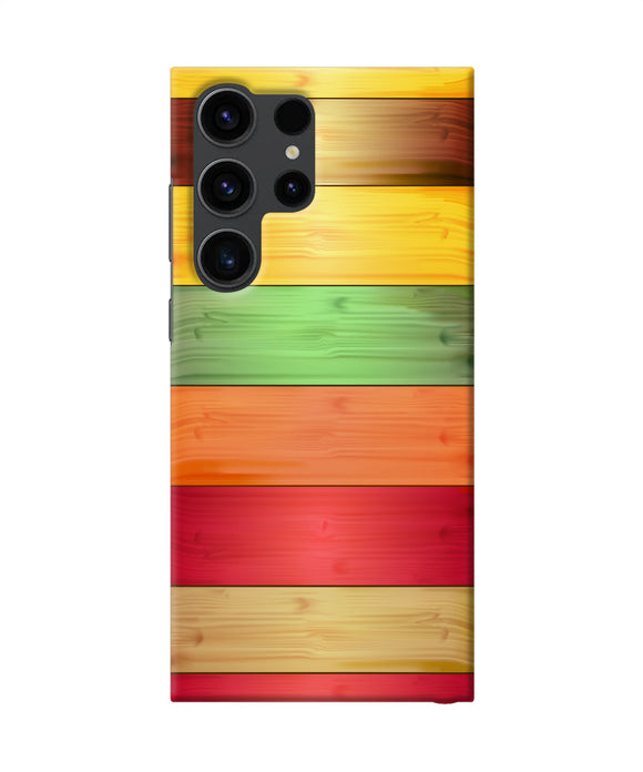 Wooden colors Samsung S23 Ultra Back Cover