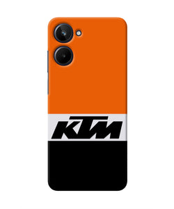 KTM Colorblock Realme 10 Real 4D Back Cover