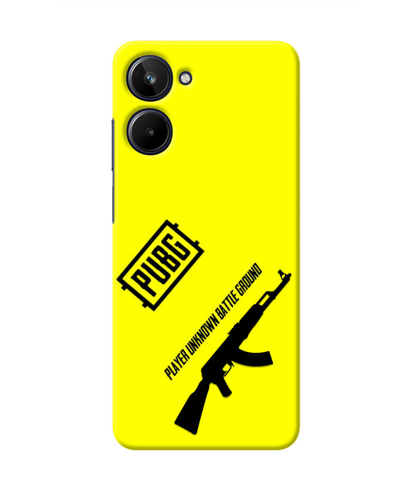 PUBG AKM Gun Realme 10 Real 4D Back Cover