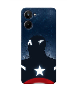 Captain america Shield Realme 10 Real 4D Back Cover