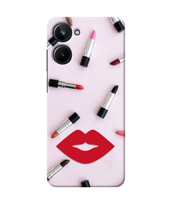 Lips Lipstick Shades Realme 10 Real 4D Back Cover