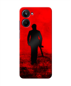 Rocky Bhai with Gun Realme 10 Real 4D Back Cover