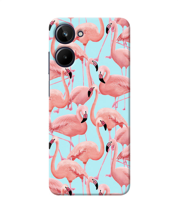 Abstract sheer bird print Realme 10 Back Cover