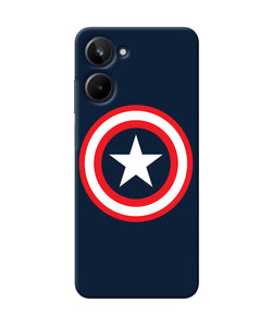 Captain america logo Realme 10 Back Cover