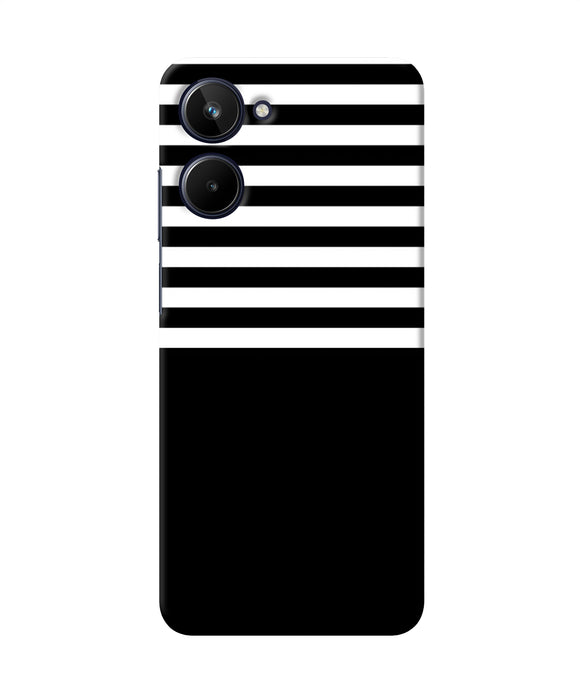 Black and white print Realme 10 Back Cover