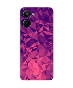 Abstract red blue shine Realme 10 Back Cover