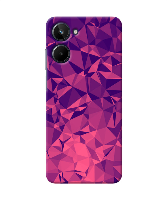 Abstract red blue shine Realme 10 Back Cover