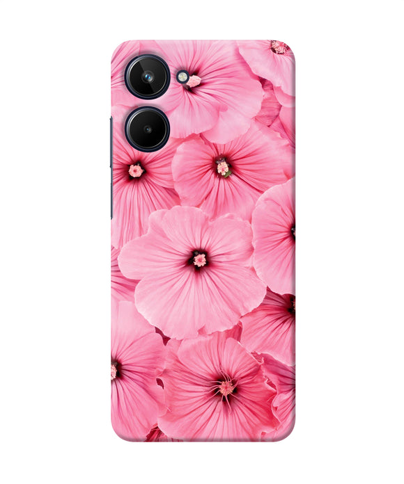 Pink flowers Realme 10 Back Cover