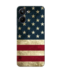 Vintage US flag Realme 10 Back Cover